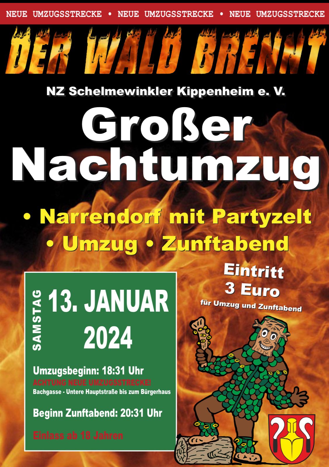 Der Wald brennt - Zunftabend 2024